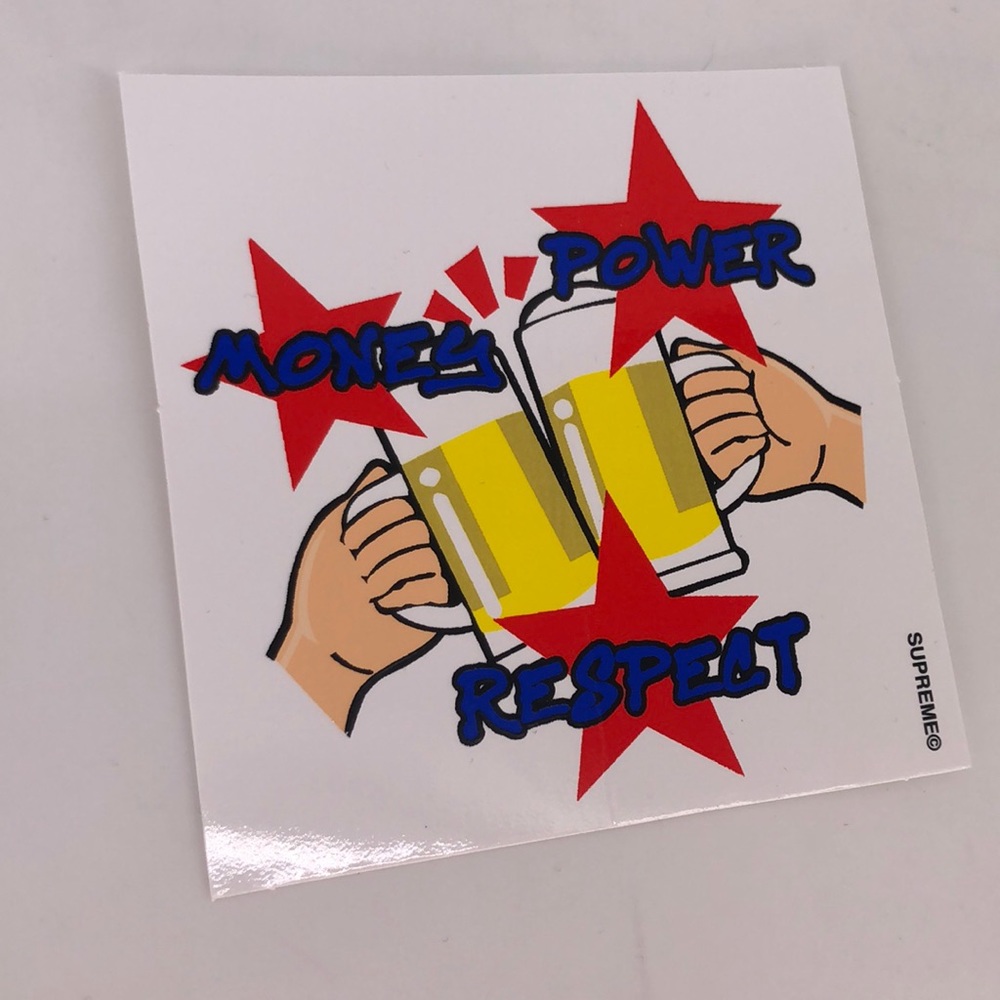 Supreme | Money Power Respect Sticker - Picture 3 of 4